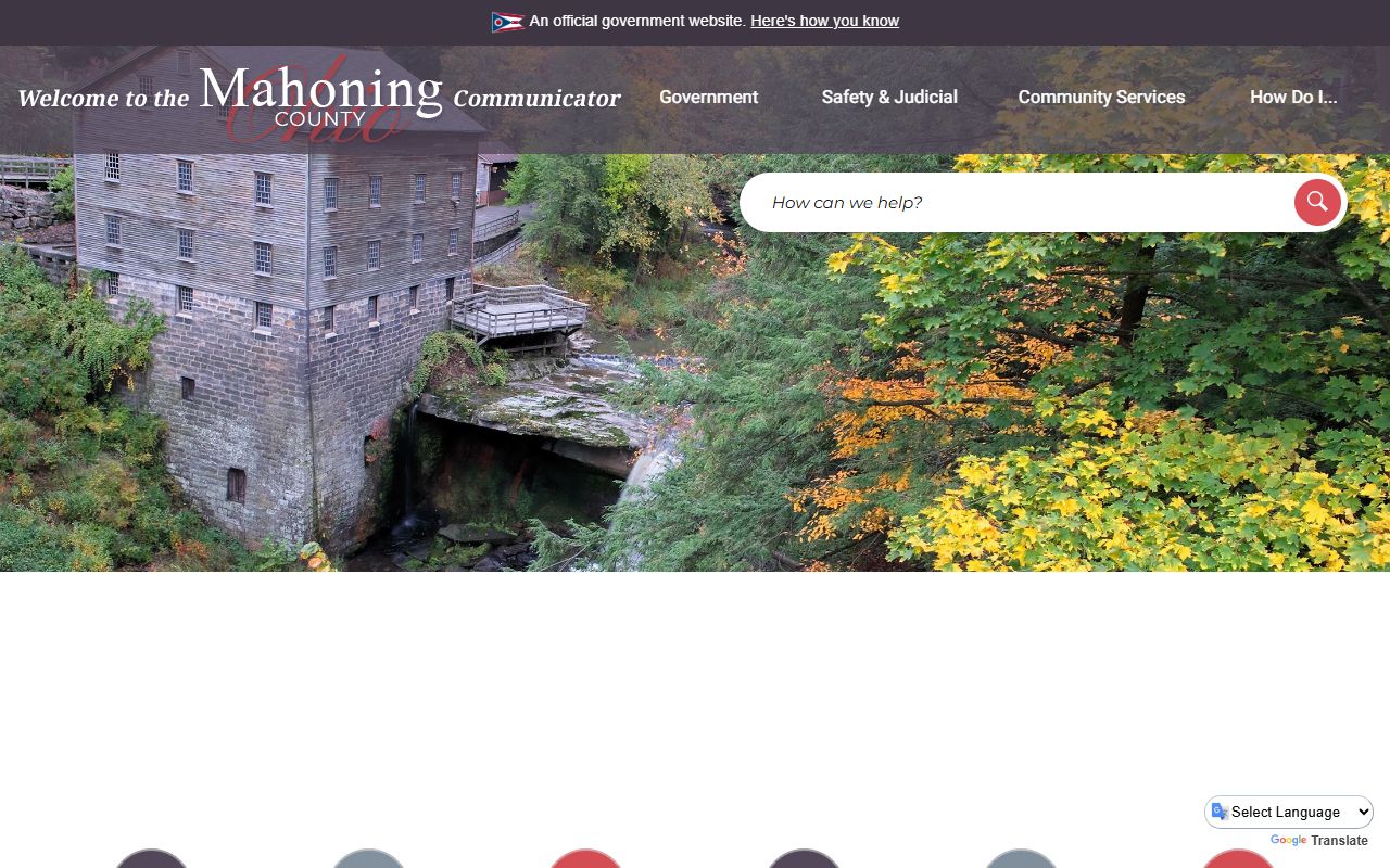 Mahoning County Probate Court website for Youngstown marriage license applications