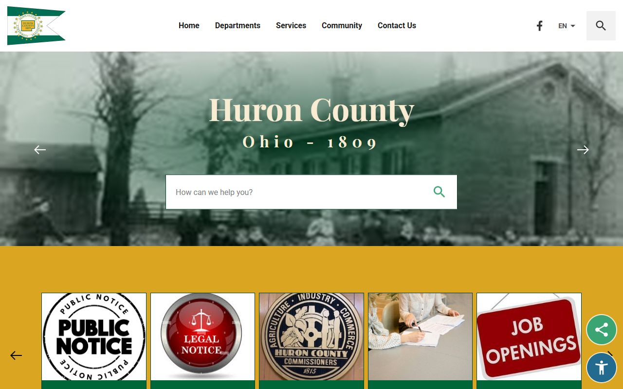 Huron County Probate and Juvenile Court website for marriage license information