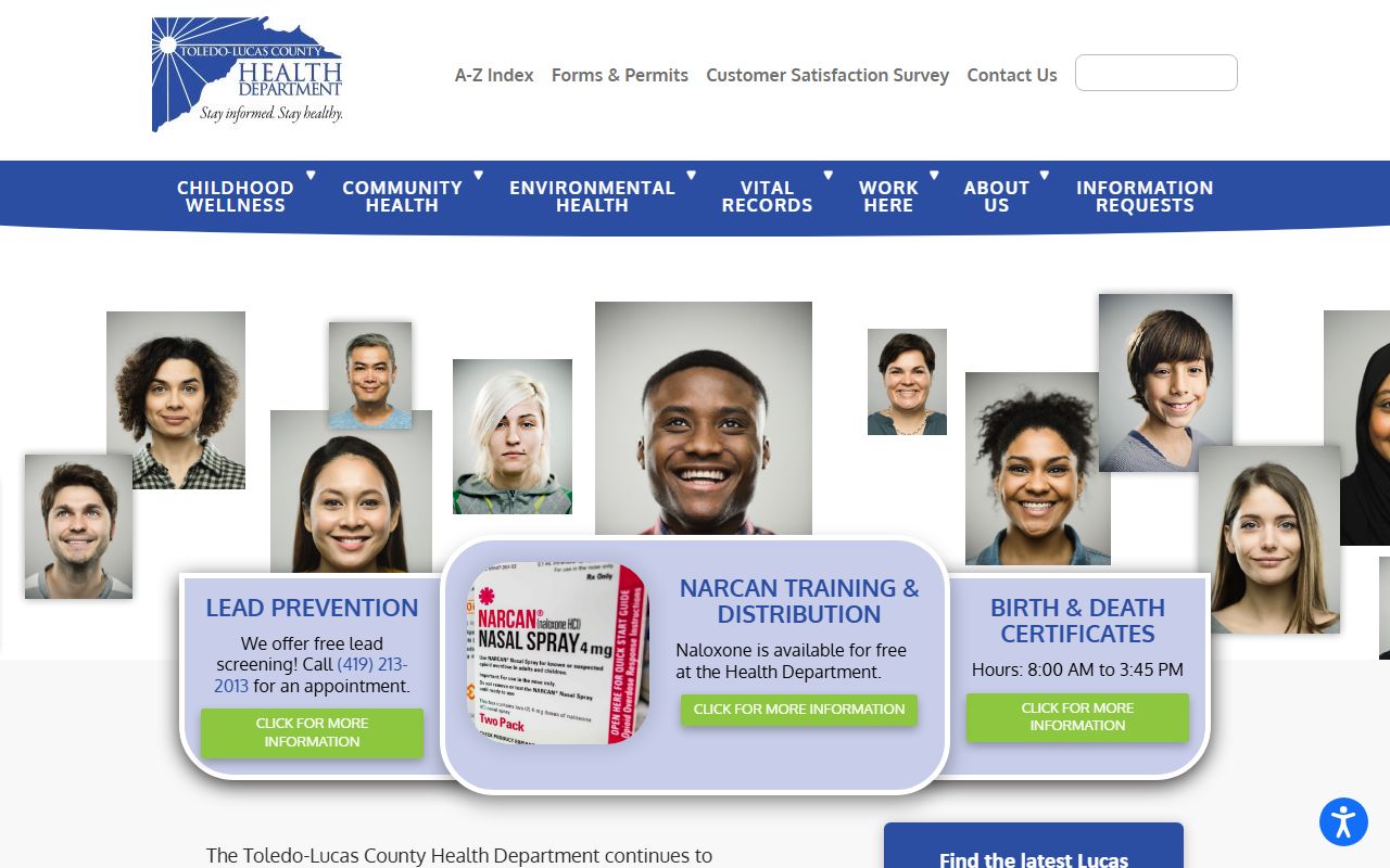 Lucas County marriage license Toledo-Lucas County Health Department website