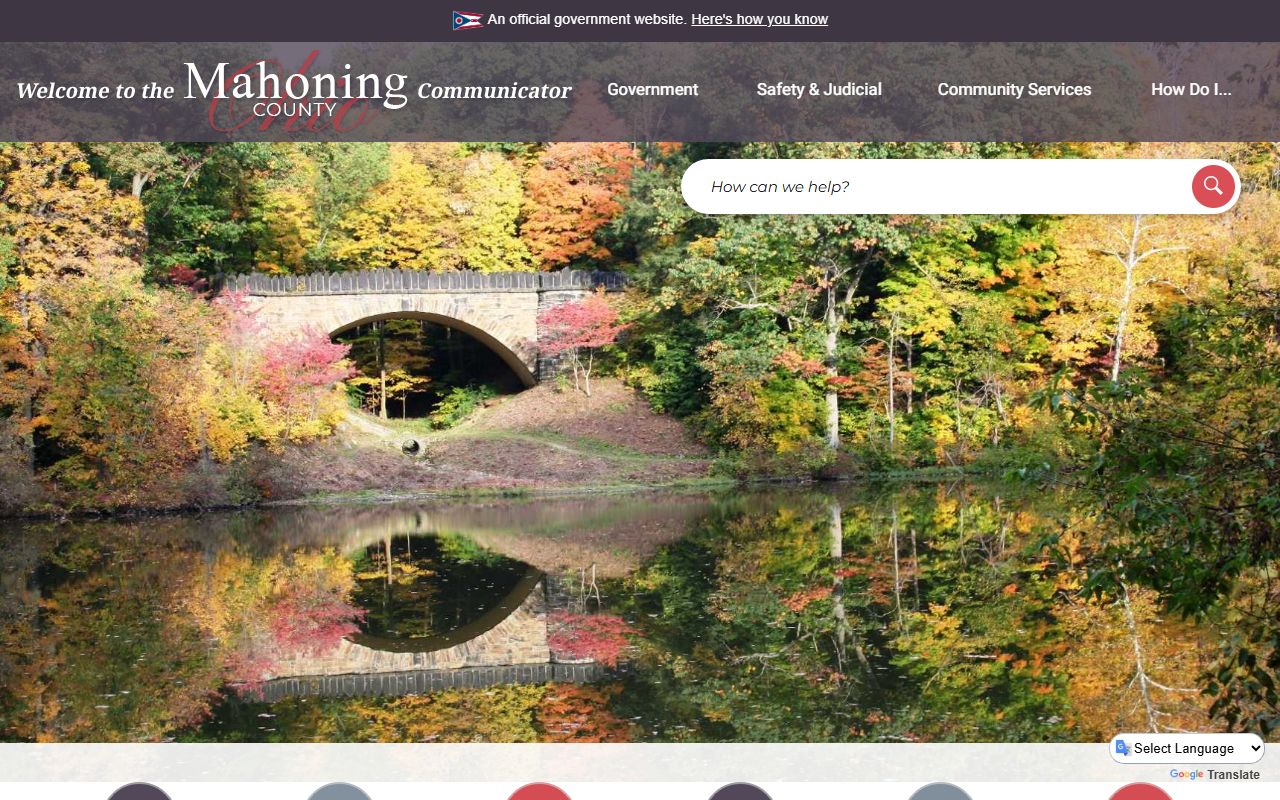 Mahoning County marriage license probate court website